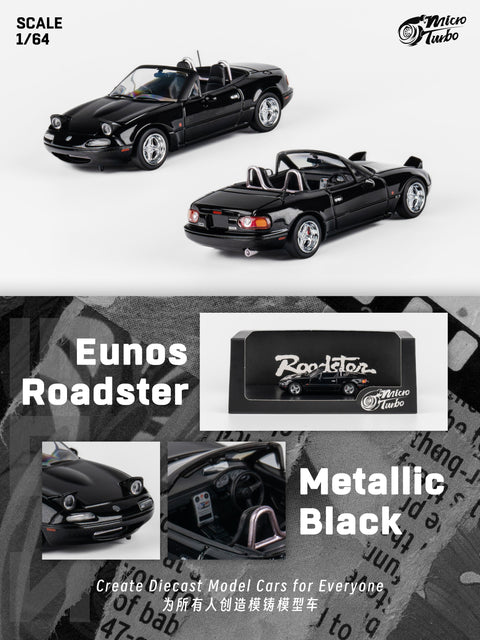 Micro Turbo Eunos Roadster - Metallic Black - Big J's Garage