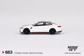 BMW M4 CSL Alpine White Mini GT Mijo Exclusives - Big J's Garage