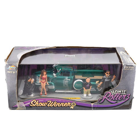 Jada Homie Rollerz Show Winner 1951 Chevy Pickup 1/24 Big J's Garage