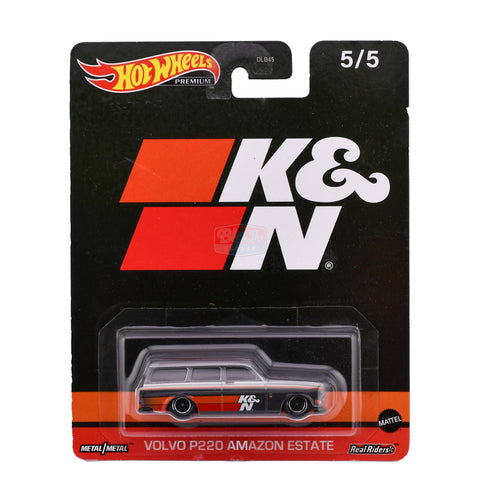 2023 Hot Wheels Premium Pop Culture Card # Volvo P220 Amazon Estate K&N Big J's Garage