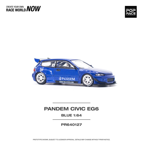 Honda Civic EG6 V1.5 Metallic Blue Pop Race - Big J's Garage