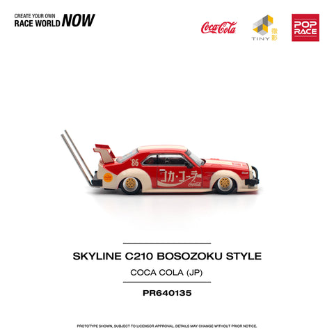 Nissan Skyline C210 Kaido Racer Bosozoku Style Coca Cola Japan Pop Race - Big J's Garage