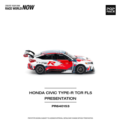 Honda Civic Type-R FL5 TCR Presentation Pop Race