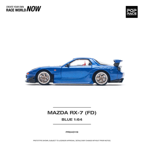 Mazda RX-7 (FD3S) Re-Amemiya Widebody Metallic Blue Pop Race - Big J's Garage