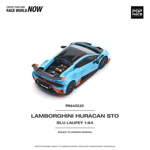 (Q4 2024) Lamborghini Huracan STO Blu Laufey / Arancio Xanto Pop Race