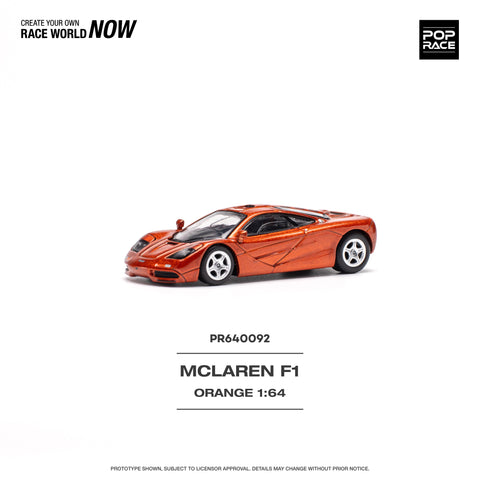 McLaren F1 Orange Pop Race - Big J's Garage