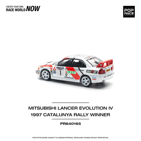 Mitsubishi Lancer Evolution IV Winner Rally De Catalunya 1997 Pop Race - Big J's Garage