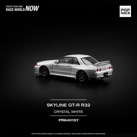 Nissan Skyline GT-R R32 Crystal White Pop Race - Big J's Garage