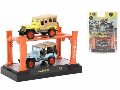 1944 Jeep MB Maui and Sons 2-Pack Auto Lift M2 Machines - Big J's Garage