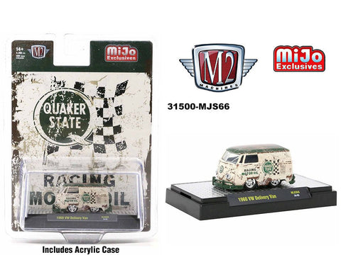 1960 Volkswagen Delivery Van Quaker State Weathered M2 Machines Mijo Exclusives - Big J's Garage