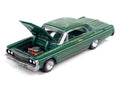 1964 Chevy Impala Lowrider Metallic Green Racing Champions - Big J's Garage