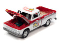 1965 Chevy Truck White & Red w/ Crower Racing Cams Graphics Johnny Lightning - Big J's Garage