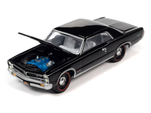 1965 Pontiac GTO MCACN Gloss Black Johnny Lightning - Big J's Garage