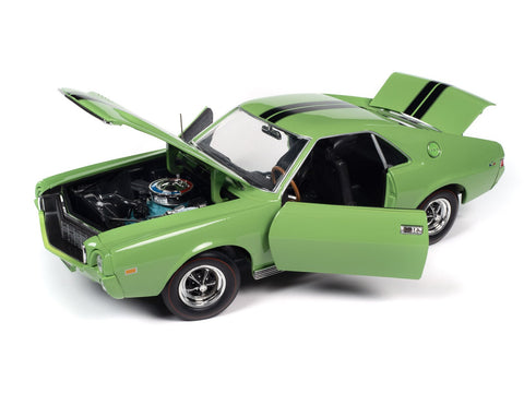 1969 AMC AMX Big Bad Green Auto World - Big J's Garage