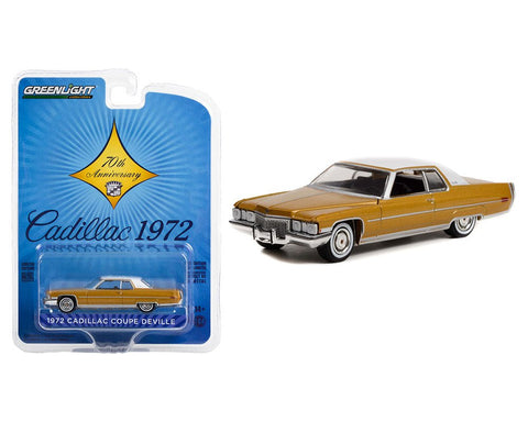 1972 Cadillac Coupe Deville 70 Years Anniversary Collection Greenlight Collectibles - Big J's Garage