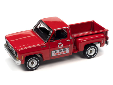 1973 Chevy Cheyenne Step Side Texaco Farm Service Auto World - Big J's Garage