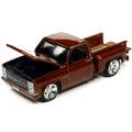 1983 Chevy Silverado Stepside Dark Tangerine Metallic Auto World - Big J's Garage