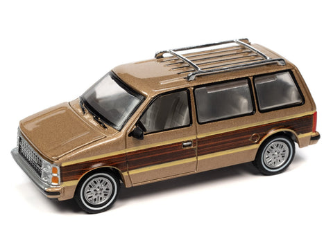 1984 Dodge Caravan Beige Crystal Poly w/Side Woodgrain Auto World - Big J's Garage