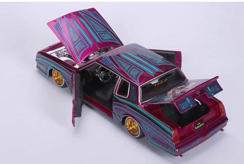 1986 Chevrolet Monte Carlo Lowrider 1:24 Diecast Super Convention Maisto - Big J's Garage