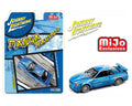 1999 Nissan GT-R R34 Manga Racing Blue Johnny Lightning Mijo Exclusive - Big J's Garage