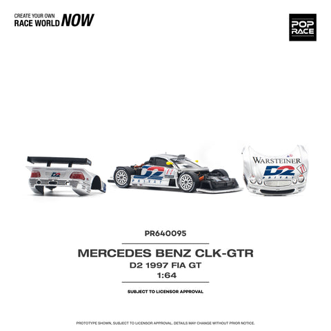 Mercedes-Benz CLK AMG GTR 1997 FIA GT D2 Privat Pop Race - Big J's Garage