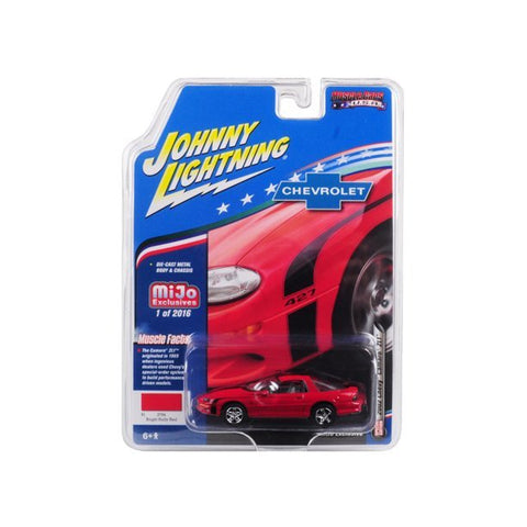 2002 Chevrolet Camaro ZL1 427 Bright Rally Red Johnny Lightning - Big J's Garage