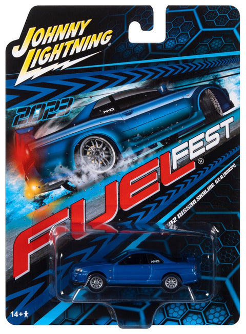 2002 Nissan Skyline GT-R BNR34 Paul Walkers Garage Fuel Fest 2023 Johnny Lightning - Big J's Garage