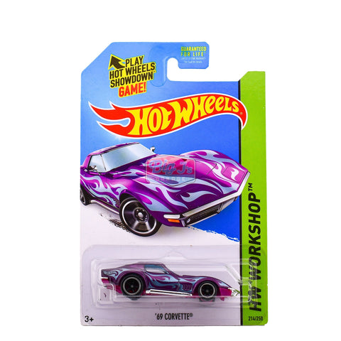 2014 Hot Wheels Super Treasure Hunt HW Workshop'69 Corvette - Big J's Garage