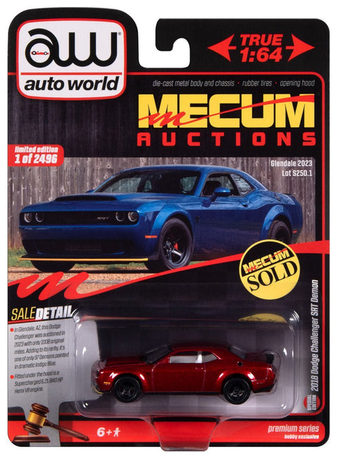 2018 Dodge Challenger SRT Demon Indiglo Blue Hobby Exclusive Auto World - Big J's Garage