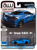 2020 Chevrolet Corvette (Rapid Blue w/Black Stripes) Auto World - Big J's Garage