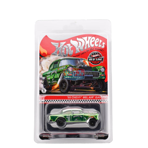 2021 Hot Wheels Red Line Club '55 Chevy Bel Air Triassic-Five Gasser - Big J's Garage