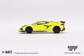 2023 Chevrolet Corvette Z06 Accelerate Yellow Mini GT Mijo Exclusive - Big J's Garage