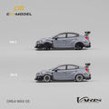 Subaru WRX Varis Widebody 2.0 Gray Limited Edition 1:64 CM Model - Big J's Garage