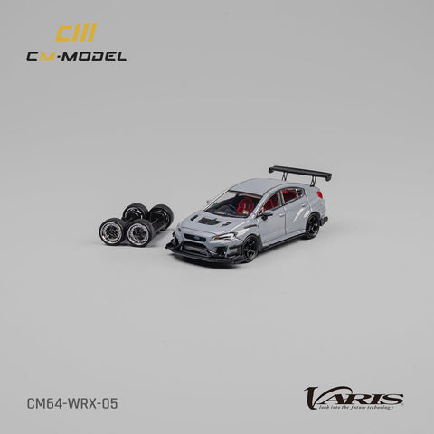 Subaru WRX Varis Widebody 2.0 Gray Limited Edition 1:64 CM Model - Big J's Garage