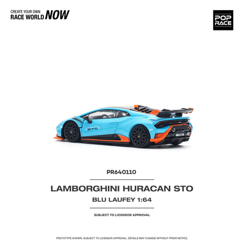 (Q4 2024) Lamborghini Huracan STO Blu Laufey / Arancio Xanto Pop Race