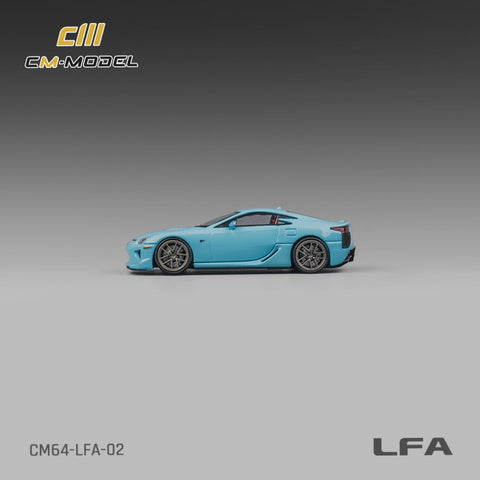 Lexus LFA Baby Blue CM Model - Big J's Garage