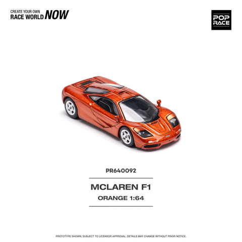 McLaren F1 Orange Pop Race - Big J's Garage