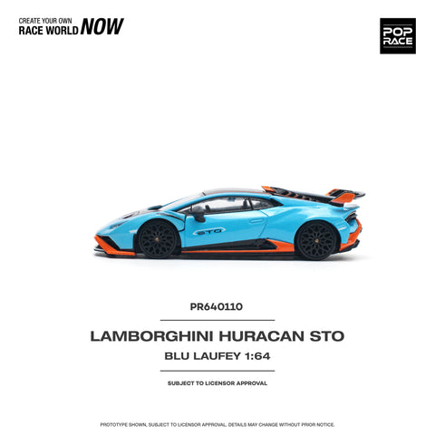 (Q4 2024) Lamborghini Huracan STO Blu Laufey / Arancio Xanto Pop Race