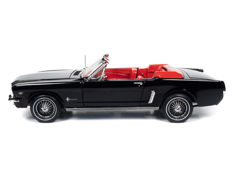 1964.5 Ford Mustang Convertible Raven Black Auto World