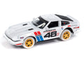 White Lightning chase 1981 Datsun 280Z BRE Datsun Johnny Lightning Assortment W/ Collector Tin 2024 Release 1 Version A & B - Big J's Garage