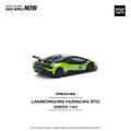 LAMBORGHINI HURACAN STO (LP640-2) 10 ANNIVERSARIO - GREEN/BLACK Pop Race - Big J's Garage