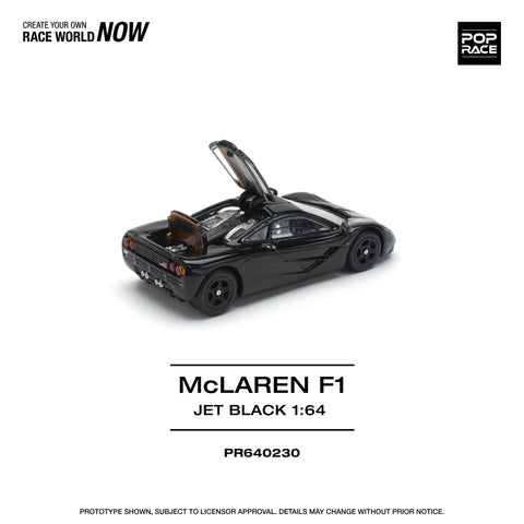 McLaren F1 - JET BLACK Pop Race - Big J's Garage