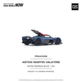 Aston Martin Valkyrie Satin Marina Blue Pop Race - Big j's Garage