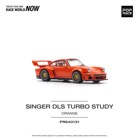 Porsche Singer DLS Turbo (Track) Orange Pop Race - Big J's Garage