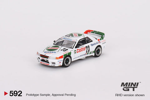 Nissan Skyline GT-R (R32) Gr. A #23 1990 Macau Guia Race Winner Mini GT Mijo Exclusives - Big J's Garage