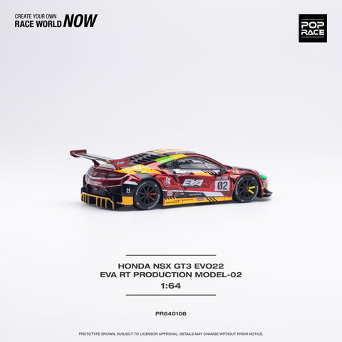 Honda NSX GT3 Evo22 EVA RT EVANGELION Production Model-02 Pop Race - Big J's Garage