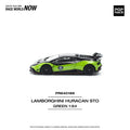 LAMBORGHINI HURACAN STO (LP640-2) 10 ANNIVERSARIO - GREEN/BLACK Pop Race - Big J's Garage