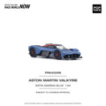 Aston Martin Valkyrie Satin Marina Blue Pop Race - Big j's Garage