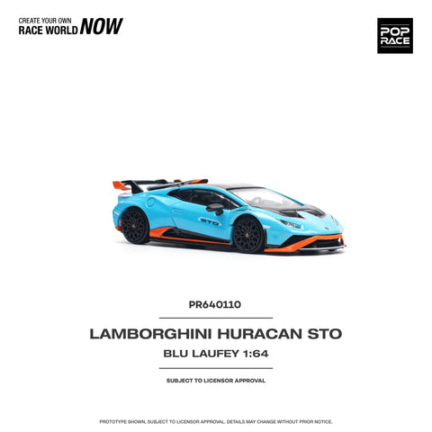 (Q4 2024) Lamborghini Huracan STO Blu Laufey / Arancio Xanto Pop Race