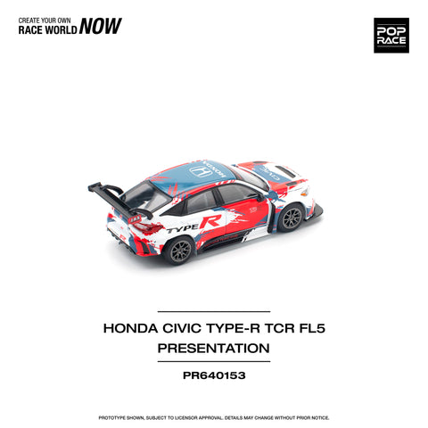 Honda Civic Type-R FL5 TCR Presentation Pop Race